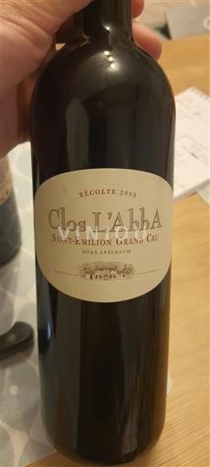 Bordeaux Saint-Émilion Grand Cru Clos L'Abba 2005