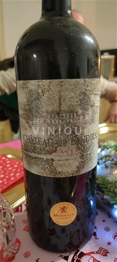 Bordeaux Graves Château Landiras 2015 Non-Vintage