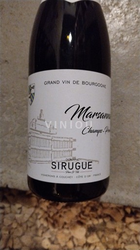 Burgundsko Marsannay Domaine Sirugue Champs Perdrix 2017