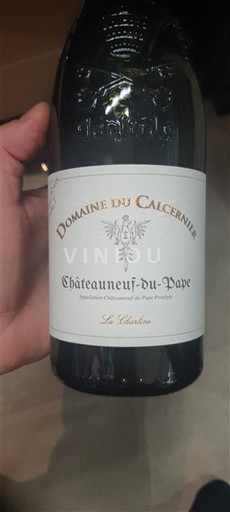 Rhônen laakso Châteauneuf-du-Pape Domaine Calcernier La Charline 2016