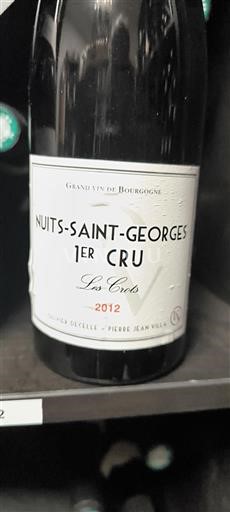 Burgundy Nuits-Saint-Georges Premier Cru Pierre Jean Villa Les Crots 2012