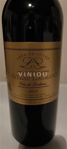 Bordeaux Côtes-de-Bordeaux Château Lagrange Tête de 2022