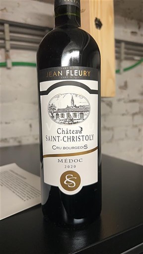 Bordeaux Médoc Cru Bourgeois Château Saint-Christoly 2020