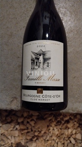 Wijnen Rouge sec Clos Margot Famille Masse 2022 Frankrijk Bourgondië Bourgogne Côte d'Or AOC