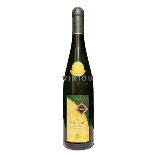 Luxemburgiska Moseldalen Luxemburgska Mosel Caves de Greiveldange Pinot Gris Grand Premier Cru Greiveldange Primerberg 2009