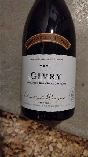 Burgundy Givry Domaine Des Moirots 2021