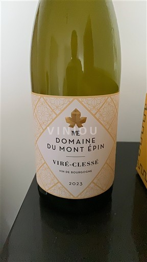 Bourgogne Viré-clessé Domaine Mont Epin 2023
