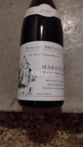 Burgundy Maranges Domaine Bresson 2020