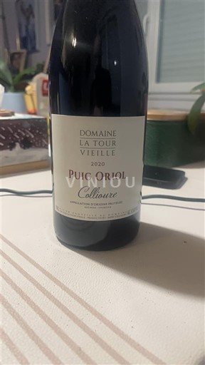 Roussillon Collioure Domaine La Tour Vieille Puig Oriol 2020