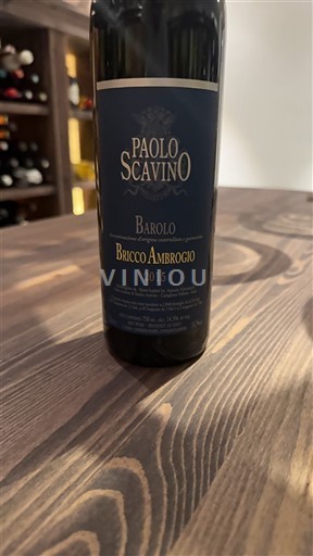 Piamonte Barolo Paolo Scavino Bricco Ambrogio 2015