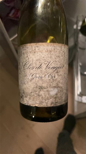 Burgundi Clos-de-vougeot Grand Cru Maison saint nicolas 2010