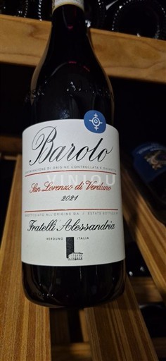 Piemonte Barolo Fratelli Alessandria San Lorenzo di Verduno 2021