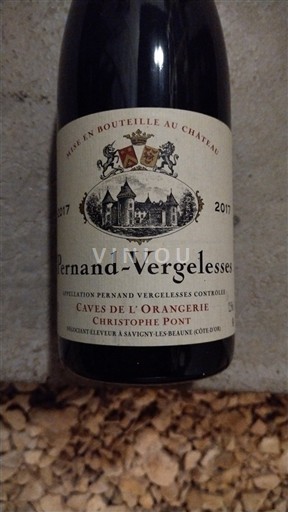 Bourgogne Pernand-Vergelesses Caves de l'Orangerie 2017