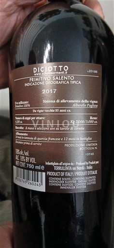 Apulija Ni doloceno Torrevento Diciotto 2017