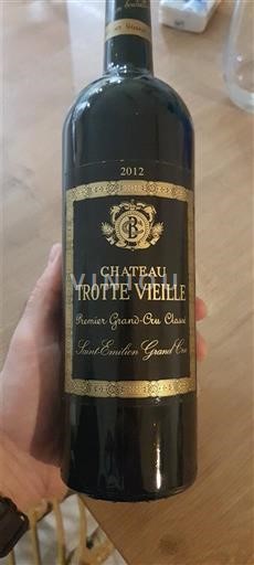 Bordeaux Saint-Émilion Grand Cru Premier Grand Cru Classé Château Trotte Vieille 2012