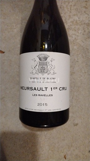 Burgund Meursault Premier Cru Chapelle de Blagny Les Ravelles 2015
