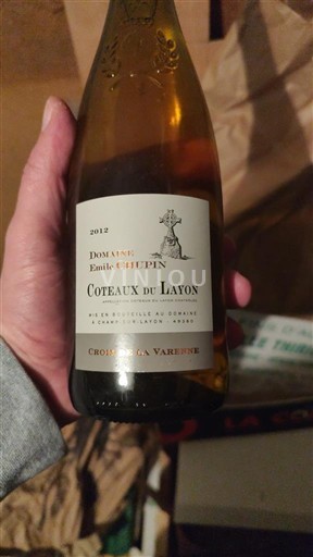 Loiredalen Coteaux-du-Layon Domaine Emile Cheyzin Croix de la Varene 2012