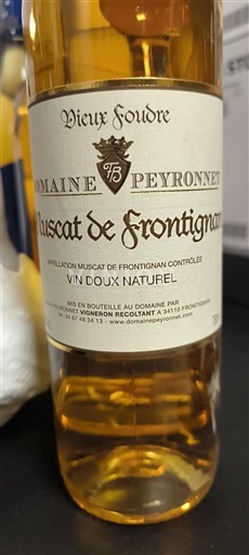 Languedoque Muscat de Frontignan Domaine Peyronnet Vieux Foudre Não Sazonado