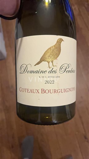 Bourgogne Bourgogne skråninger Domaine S Perdrix 2022
