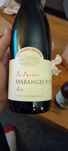 Burgundy Maranges Premier Cru Domaine Chevrot La Fussière 2018