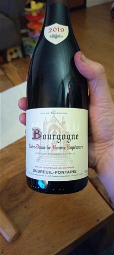 Burgundsko Dubreuil-Fontaine Notre-Dame de Bonne Espérance 2019