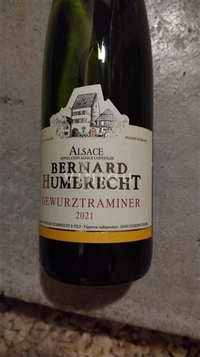 Alsacia Château BERNARD HUMBRECHT Gewurztraminer 2021