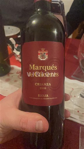 La Rioja Rioja Marqués de Cáceres Crianza 2016