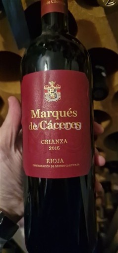 La Rioja Rioja Marqués de Cáceres Crianza 2016