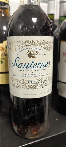 Bordeaux Sauternes Pierre Chanau 1999