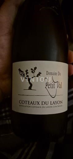 Loiredalen Coteaux-du-Layon Domaine Petit Val Icke årgångsbetecknad