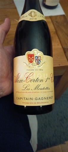 Borgoña Aloxe-Corton Premier Cru Capitain-Gagnerot Les Moutottes 2019