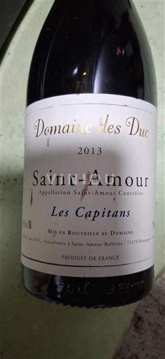 Beaujolais Thánh Tình Yêu Domaine S Duc Les Capitans 2013