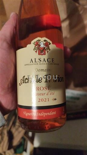 Alsazia Achille Thirion Rosé Saveur d'été 2021
