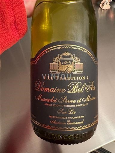 Loirevallei Muscadet-Sèvre-et-Maine Domaine Bel Air Le Tradition 2019