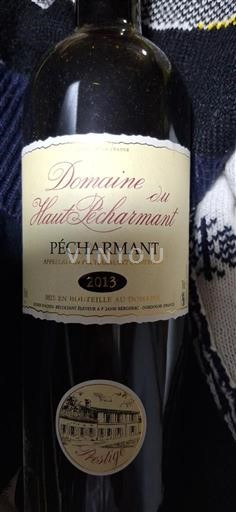 Lounais-Ranska Pécharmant Domaine Haut Pécharmant 2013