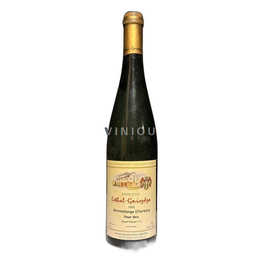 Mosela luxemburguesa Moselle Luxemburguesa Domaine Viticole Lethal-Gniezdza Pinot Gris Grand Premier Cru Wormeldange Elterberg 2005