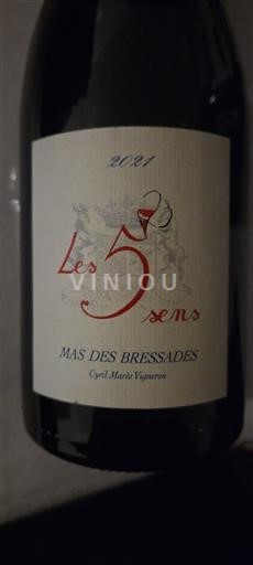 Thung lũng Rhône Costières-de-nîmes Mas des Bressades Les 5 Sens 2021