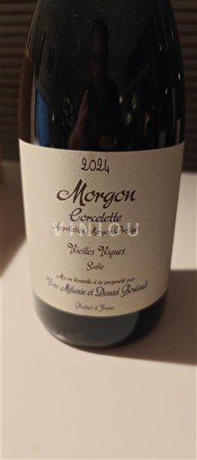 Beaujolais Morgon Vins Mélanie et Daniel Bouland Corcelette Vieilles Vignes Sable 2024