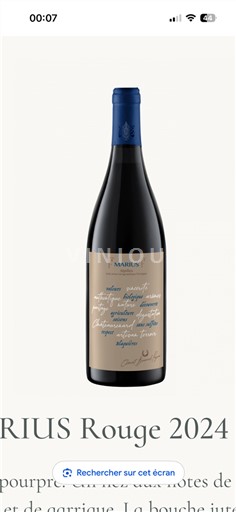 Linguadoca e Rossiglione Paese d'Oc Marius Rouge 2024