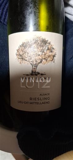 Alsace Domaine Rémy Lutz Lieu-dit Mittellaeng 2019