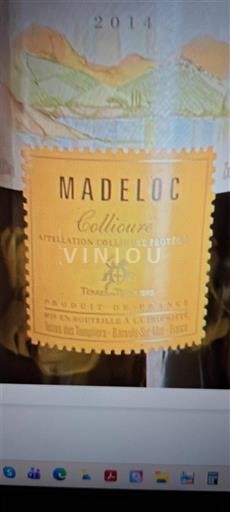 Roussillon Collioure Madeloc 2014
