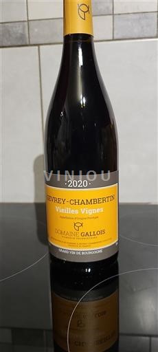 Borgogna Gevrey-Chambertin Domaine Gallois Vieilles Vignes 2020