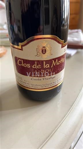 Vale do Loire Anjou Clos de la Motte Prestige 2022
