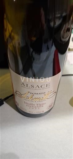 Alsazia Domaine Schmitt Vieilles Vignes Sylvaner Senza annata
