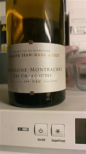 Burgundi Chassagne-Montrachet Premier Cru Domaine Jean-Marc Morey Les Chenevottes Ei vuosikertaa