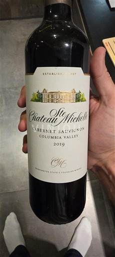 AVA Tây Bắc Mỹ Không được chỉ định Château Ste. Michelle 2019