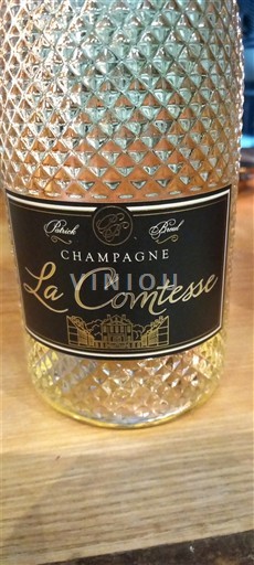Champagne Pannier La Comtesse Icke årgångsbetecknad