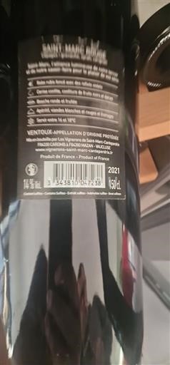 Rhônen laakso Ventoux Saint Marc 2021