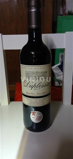 Bordeaux Côtes de Bourg Duplessis 2021