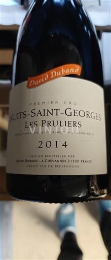 Burgundy Nuits-Saint-Georges Premier Cru David Duband Les Pruliers 2014